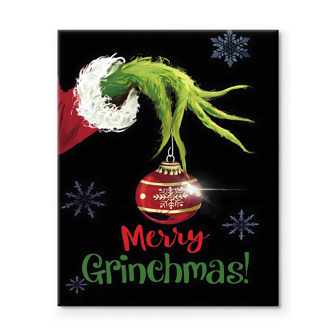 Christmas Movie Poster Print Wall Art, Funny Xmas Canvas Pictures Humorous Home Decorations, Merry Christmas Holiday Picture Painting Wall Decor for Bathroom Living Room Bedroom