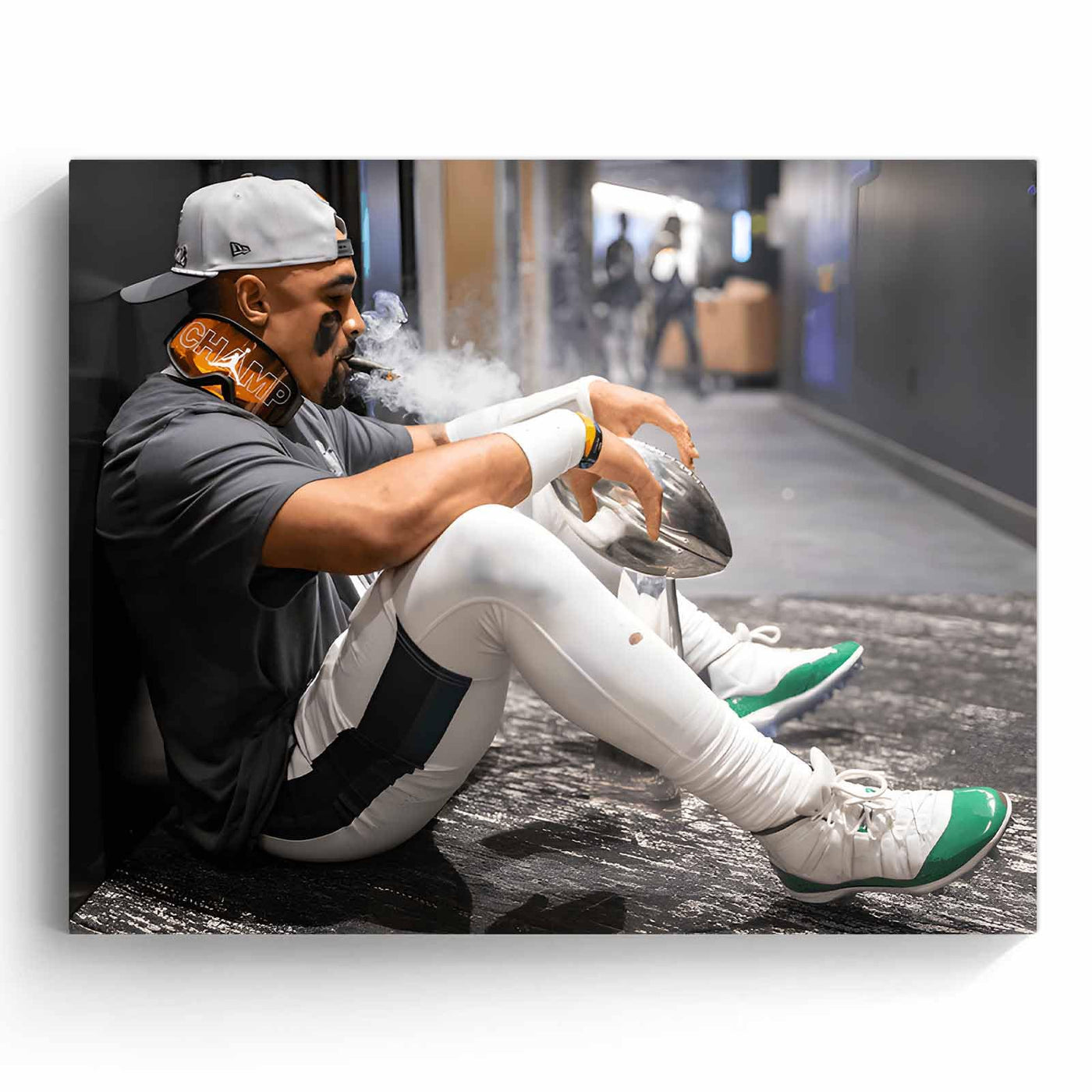 2025 Super Canvas Bowl Wall Art Champions Eagles Poster Print Philadelphia Hurts Painting Canvas Wall Decor Sports Stars Picture Modern Bedroom Living Room Home Decoration