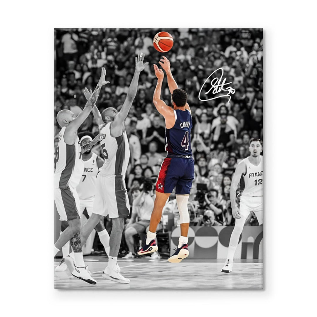 Stephen Curry Poster Prints NBA Star Sports Artwork Decoration Motivational Wall Decor for Gym Game Room Dorm Office Home Bedroom Living Room