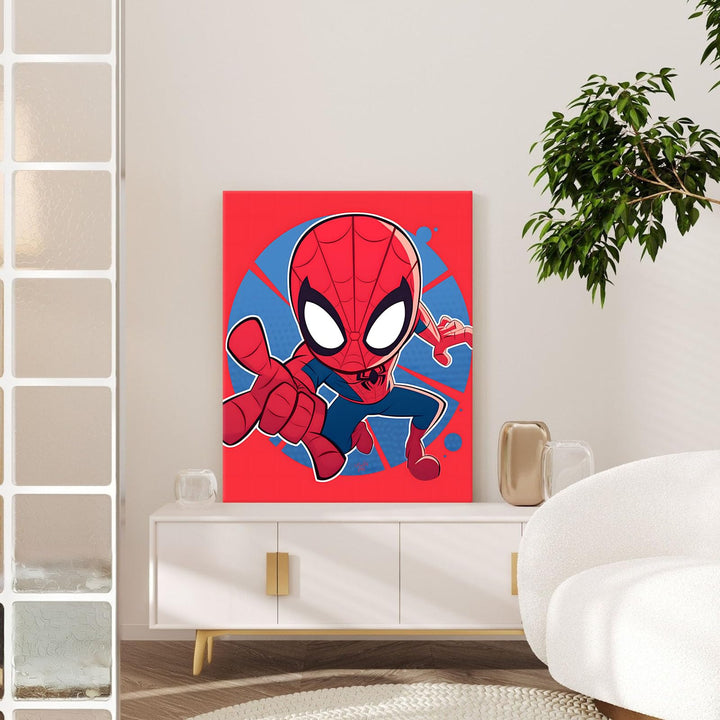 Nuova Spidey and His Amazing Friends Canvas Wall Art, Canvas Print Wall Decor for Living Room Bedroom Home Bathroom