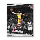 LeBron James Lakers Print Poster Dynamic Basketball Canvas Inspiring NBA Star Painting Sports Picture Artwork Decoration Wall Decor for Home Office