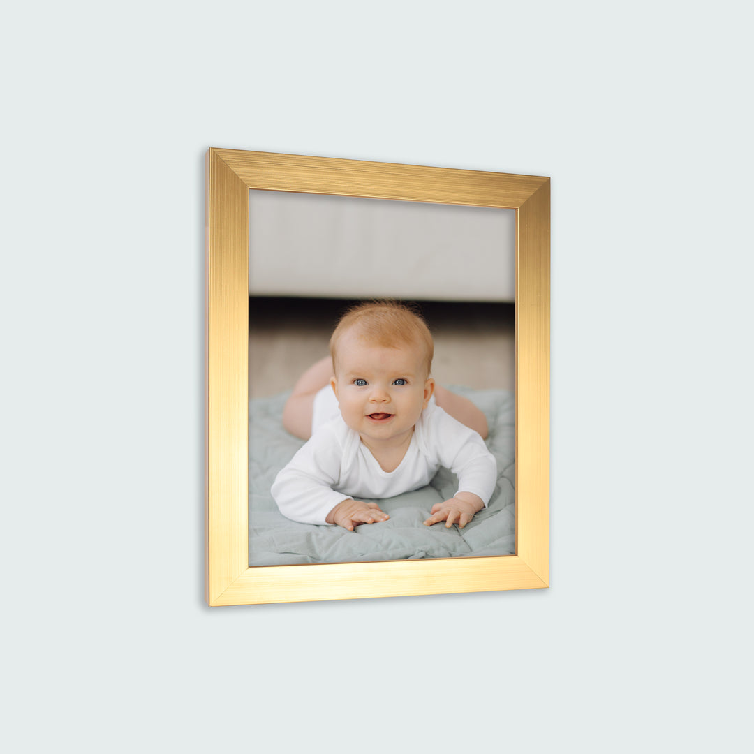 Classic Retro Picture Frame with MDF Wood Mat & Plexiglass Front 3 Colors Style 5