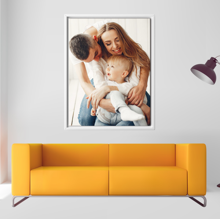 Floating Frame for Finished Canvas Painting 1-1/4" Deep, (4 Color) Picture Art Wall Decor