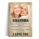 Mother's Day Personalized Framed Wall Art Decoration/ For Grandma 12''x16''