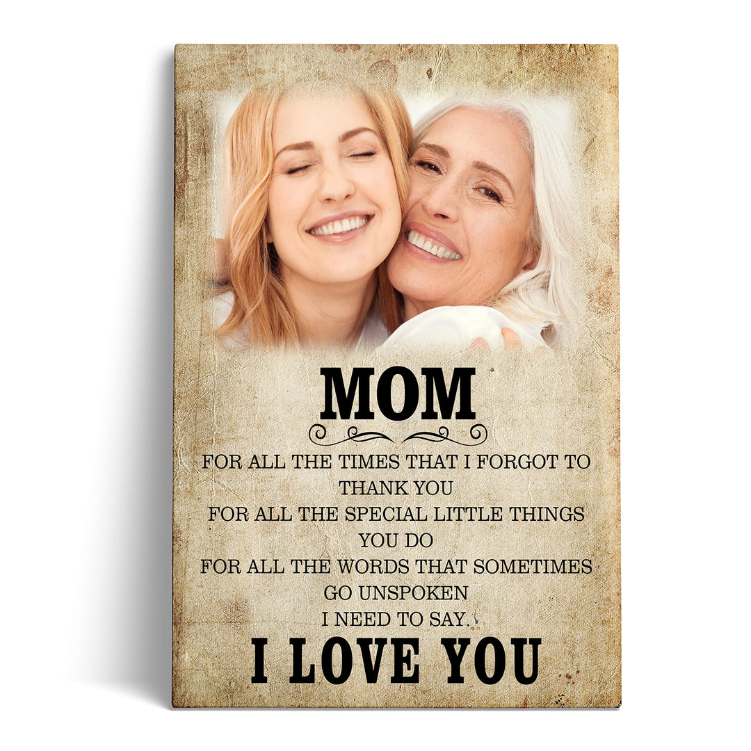 Mother's Day Personalized Framed Wall Art Decoration/ For Mom 12x16