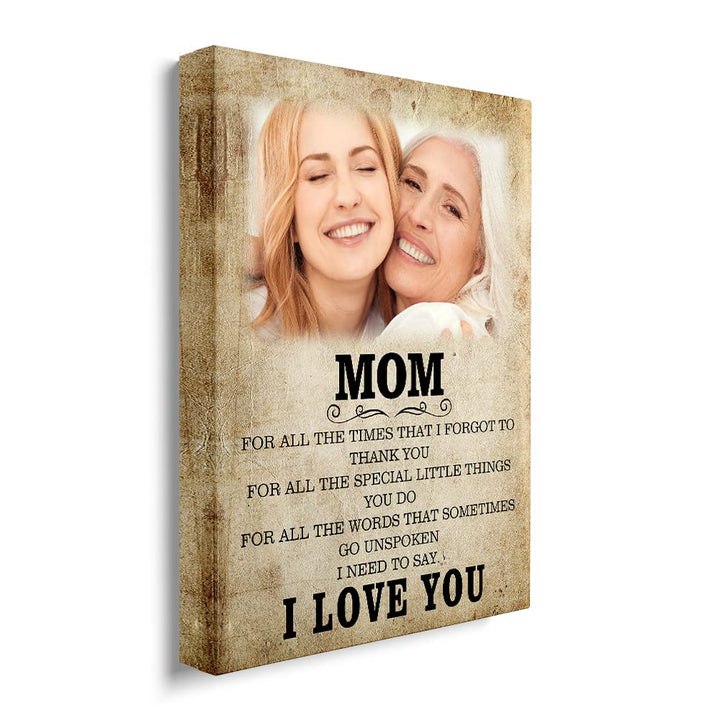 Mother's Day Personalized Framed Wall Art Decoration/ For Mom 12x16
