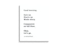 Lin Manuel Miranda Good Morning Merch Poster 8'' x 10''