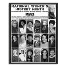 National Women's History Month Canvas Prints Poster Wall Art Home Décor
