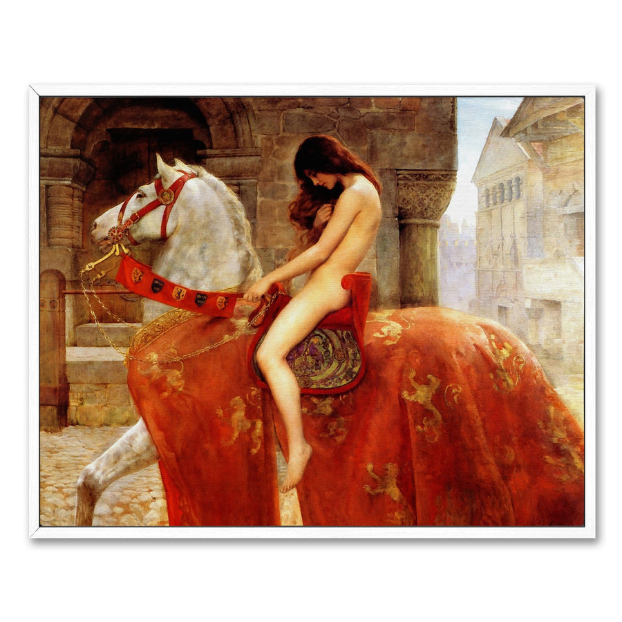 10‘’ x 12'' / Gallery Warp + White Floating Frame