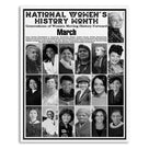 National Women's History Month Canvas Prints Poster Wall Art Home Décor