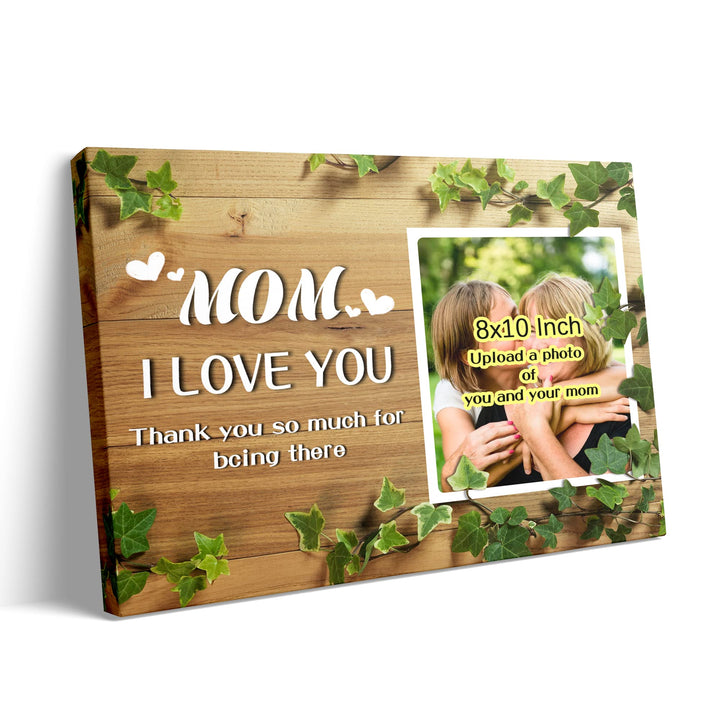 Mother's Day Personalized Framed Wall Art Decoration/ Mom I love you-12"x16"