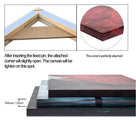 DIY Solid Wood Canvas Frame Kit For Oil Painting & Wall Art - Easy to Build Canvas Stretching Bar System